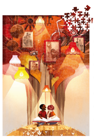 OUTLET DIXIT MINI ROZSZERZENIE DODATEK KARTA PROMO do gra planszowa +PUZZLE 500 Family