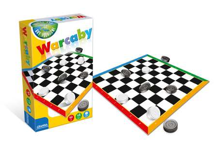 WARCABY NOWA EDYCJA gra logiczna planszowa podróżna dla dzieci i seniorów