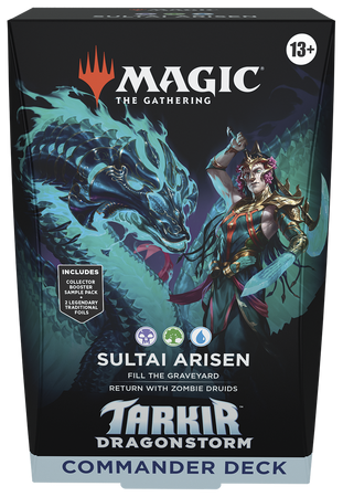 Tarkir: Dragonstorm Talia Commander Sultai Arisen Magic the Gathering MtG