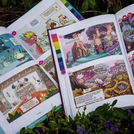 OUTLET KOTKI I SMOKI KOMIKS PARAGRAFOWY DLA DZIECI PRZEBUDZENIE WULKANU książka gra