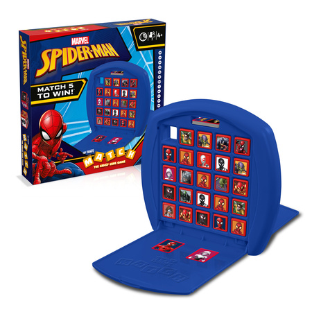 MATCH Spiderman gra planszowa Marvel szalona kostka bajka dla dzieci