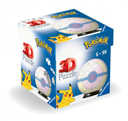 POKEMON 3D PUZZLE PREMIUM POKE HEAL BALL KULA POKEBALL Pokémon ORYGINALNE