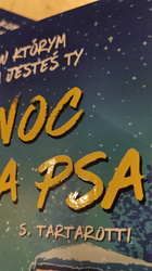 OUTLET JEDNA NOC Z ŻYCIA PSA książka dzień psa komiks paragrafowy psy gra o psach