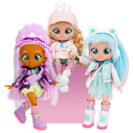 Phoebe Fashion Doll lalka Cry Babies +akcesoria ubranka dla lalek DUŻA 20cm
