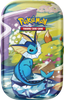 Pokemon Prismatic Evolutions Vaporeon Tin Puszka 2 boostery ORYGINALNE KARTY