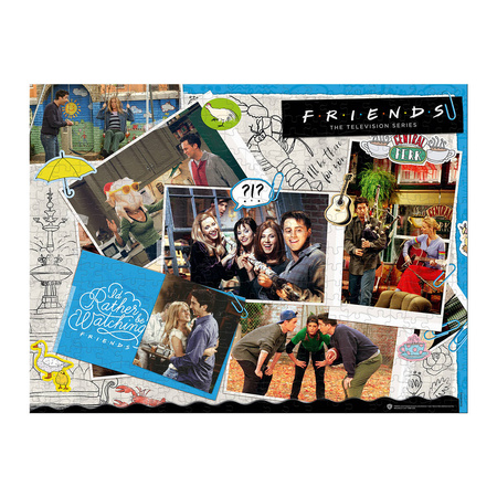 FRIENDS WSPOMNIENIA Puzzle 1000 elementów PRZYJACIELE serial puzle PREMIUM