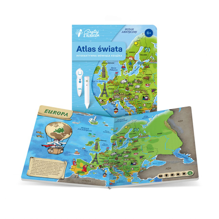 OUTLET Czytaj z Albikiem Książka ATLAS ŚWIATA Albik