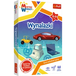 Wynalazki gra PLANSZOWA edukacyjna Trefl rodzinna Mistrz Wiedzy dla dzieci