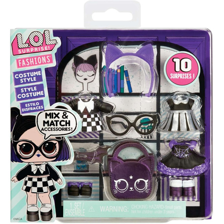 KOMPLET UBRANEK DLA LALEK LOL SURPRISE SUPRISE UBRANKA DO LALKI SPOOKY