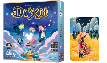 2w1 DIXIT DISNEY gra planszowa +MINI DODATEK ROZSZERZENIE KARTA PROMO