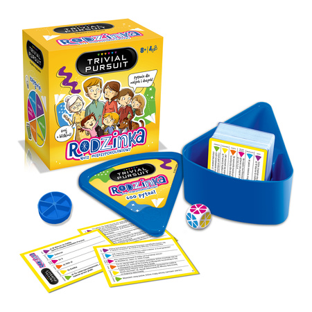 Trivial Pursuit Rodzinka gra planszowa karciana EDYCJA RODZINNA POLSKA