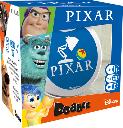 2w1 DOBBLE +MATCH DISNEY gra planszowa dla dzieci karty doble dople PIXAR