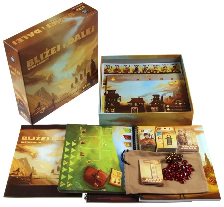 OUTLET Bliżej i Dalej gra planszowa przygodowa Bard TOP BGG PRZEPIĘKNA