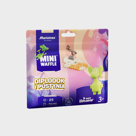 MARIOINEX ZESTAW KLOCKÓW WAFFLE Pustynia klocki mini wafle konstrukcyjne