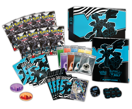 POKEMON Elite Trainer Box Black Bolt 10,5 pudło 9x booster KARTY ORYGINALNE Zekrom