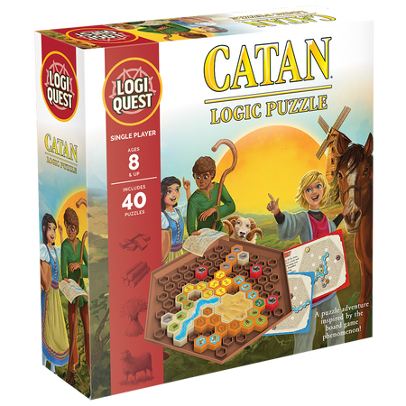 OUTLET CATAN 40 ŁAMIGŁÓWEK gra planszowa łamigłówka OSADNICY Z CATANU ANGIELSKA