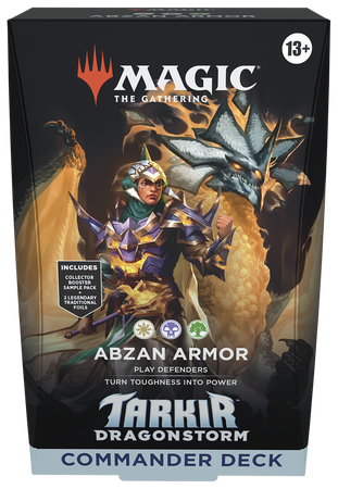 Tarkir: Dragonstorm Talia Commander Abzan Armor Magic the Gathering MtG