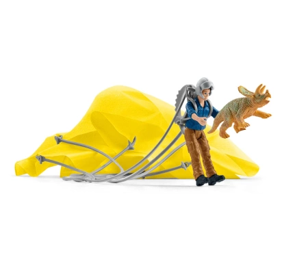Schleich 41471 Ekipa ratowników SPADOCHRON SOS ratunek wyprawa DINOZAURY