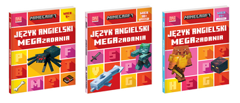 3w1 JĘZYK ANGIELSKI 9-11 LAT MEGA ZADANIA MINECRAFT zabawa dla dzieci 9+