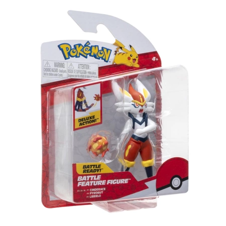 POKEMON CINDERACE DELUXE RUCHOMA FIGURKA AKCJI BATTLE FIGURE ORYGINALNA