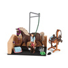 Schleich 42438 13w1 MYJNIA DLA KONIA +Figurka DZIEWCZYNKA Emily +KOŃ konik