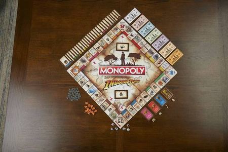 OUTLET MONOPOLY INDIANA JONES gra planszowa rodzinna monopol edycja HASBRO POLSKA