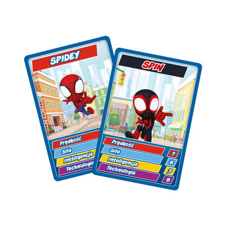 Top Trumps Junior Spidey & Friends gra planszowa karciana karty dla dzieci