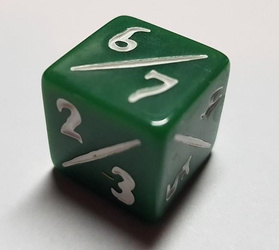 Kostka K6 Tarmogoyf np. do Magic The Gathering zielona