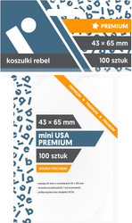 Koszulki Rebel 43x65 Mini USA Premium 100 SZT