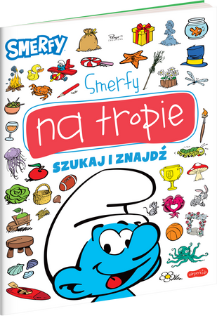 SMERFY NA TROPIE książka dla dzieci wyszukiwanka książeczka Egmont Harper