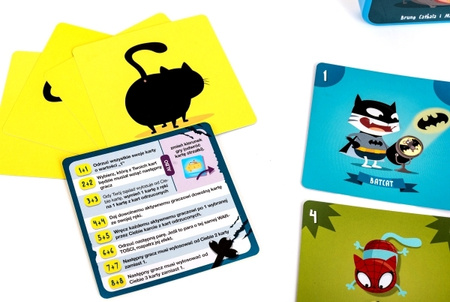 Kotostrofa gra planszowa karciana o kotach koty kotki dla fanów kotów