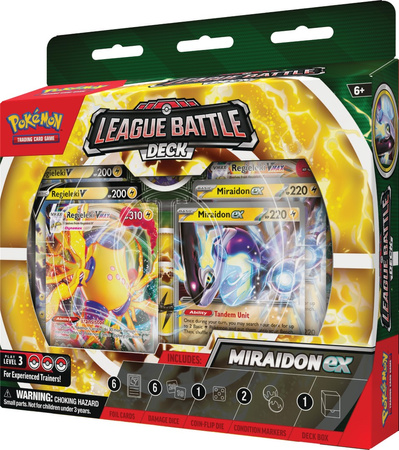 Talia do grania Pokemon League Deck Miraidon ex Regieleki VMAX ORYGINALNE KARTY