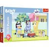 Puzzle 100 Wesoły świat Bluey elementów blu puzle blue układanka dla dzieci