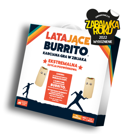 LATAJĄCE BURRITO śmieszna super szybka gra planszowa towarzyska IMPREZOWA