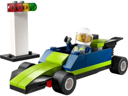 LEGO CITY SAMOCHÓD WYŚCIGOWY 30640 klocki dla dzieci auto pojazd +FIGURKA