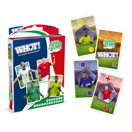 WHOT! World Football Stars karty piłkarskie gra karciana gwiazdy piłkarze