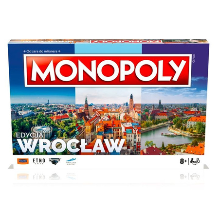 MONOPOLY WROCŁAW gra planszowa monopol Hasbro Standard PIĘKNA EDYCJA POLSKA
