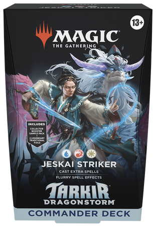 Tarkir: Dragonstorm Talia Commander Jeskai Striker Magic the Gathering MtG