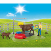Schleich 42529 MYJNIA DLA ZWIERZĄT Figurki krowy ogrodzenie farma zestaw