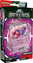 OUTLET Pokemon Battle Deck Tinkaton talia do gry +moneta mata TCG ORYGINALNE KARTY