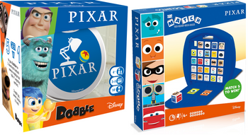 2w1 DOBBLE +MATCH DISNEY gra planszowa dla dzieci karty doble dople PIXAR