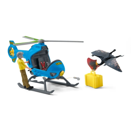 Schleich 41468 Zestaw Dinozaur Helikopter Tapeżara figurka kolekcjonerska