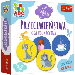 PRZECIWIEŃSTWA GRA EDUKACYJNA DLA DZIECI 2-3 LATA ABC żłobek przedszkole