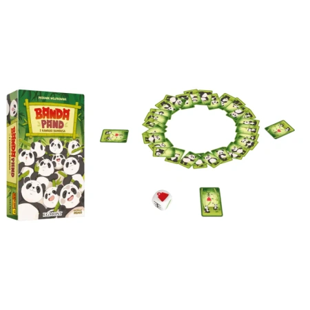 Banda Pand i Kawałki Bambusa gra planszowa karciana RODZINNA szybka 5+