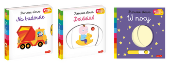 3w1 ZESTAW 0-2 LAT PIERWSZE SŁOWA AKADEMIA MĄDREGO DZIECKA książka książeczka dla dzieci