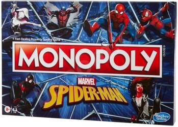 OUTLET MONOPOLY SPIDERMAN gra planszowa standard Marvel wersja czeska Hasbro