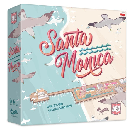 SANTA MONICA KALIFORNIA Monika planszowa RODZINNA STRATEGICZNA GRA ROKU GG