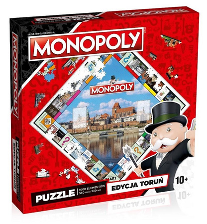 MONOPOLY PUZZLE Toruń toruńskie puzle PREMIUM 1000 elementów SUPER CENA