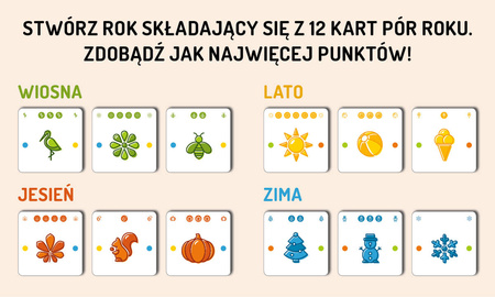 GRA ROKU karciana planszowa Nasza Księgarnia 8+