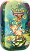 Pokemon Prismatic Evolutions Leafeon Tin Puszka 2 boostery ORYGINALNE KARTY